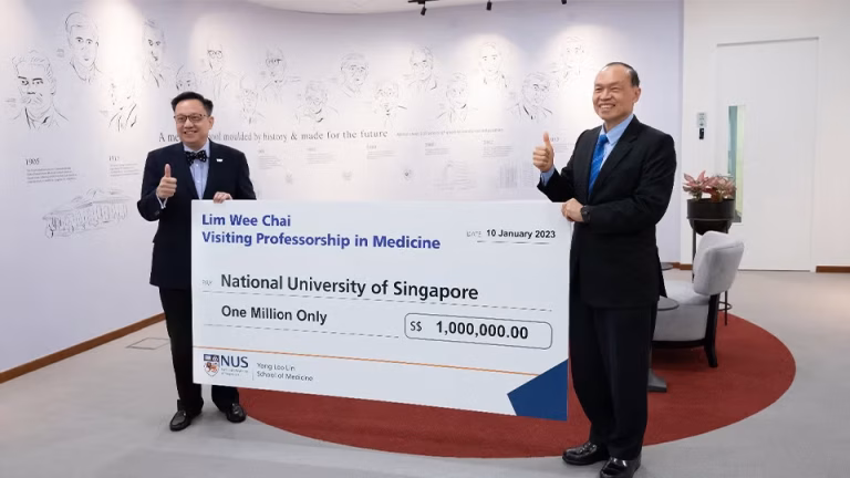 Tan Sri Dr Lim Wee Chai Visiting Professorship in Lifestyle Medicine in Nasional University of Singapore